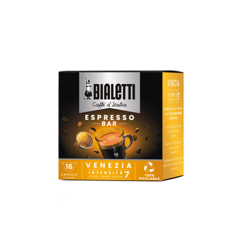 Капсули Bialetti Caffe d'Italia Venezia для кавомашин Gioia, збалансований еспресо, 16 шт.