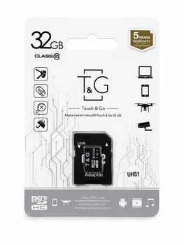 Карта Памяти 32 ГБ 10 class u10 MicroSD T&G