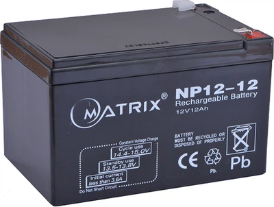 Аккумуляторная батарея Matrix 12V 12Ah (NP12-12)