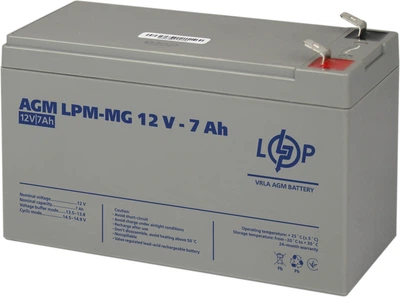 Аккумуляторная батарея LogicPower Мультигелевая AGM LPM-MG 12V-7Ah (LP6552)