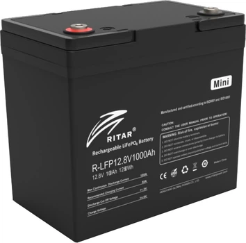 Аккумуляторная батарея Ritar LiFePo4 12.8V 100Ah MINI (DS283111)