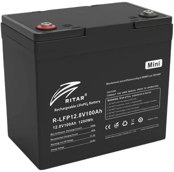 Аккумуляторная батарея Ritar 12.8V 100Ah (R-LFP12.8V100AH-MINI)