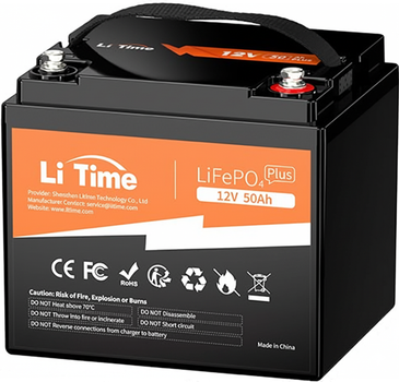 Аккумуляторная батарея Li-TIME LiFePO4 12.8V 50Ah (Q1) (YT44797)