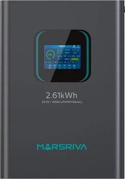 Акумуляторна батарея Marsriva LiFePO4 25.6V 102Ah 2.61KWH (MR-LFP24-100-WMD)