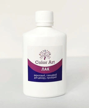 Лак акриловий глянцевий ColorArt для покриття алмазної мозаїки 100мл