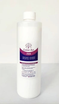Лак акриловий глянцевий ColorArt 500мл