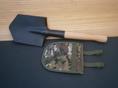 Лопата МПЛ - 50 з чохлом MOLLE / Оксфорд 800D Multicam сталь О8кп 2 мм
