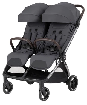 Прогулянковий візок Carrello Link (CRL-6533 Cliff Grey) для двійні