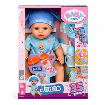 Лялька BABY BORN серії "Click and Play" - ДЖОНАС (43 см, з аксес.)
