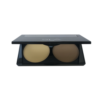 SLA Paris Палітра для контурингу Contouring Palette Shadow&Light color Medium olive skin, 2×6 г