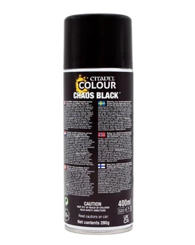 Спрей-фарба/грунт Citadel CHAOS BLACK SPRAY