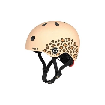 Шолом Scoot&Ride 45-51см , леопард, з ліхтариком (SR-181206-LEOPARD) Scoot&Ride SR-181206-LEOPARD 1050924
