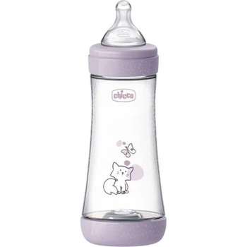 Бутылочка для кормления Chicco Perfect 5 із силіконовою соскою 4+ місяців 300 мл Рожева (20235.12.40) Chicco 20235.12.40 1061398