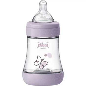 Бутылочка для кормления Chicco Perfect 5 із силіконовою соскою 0+ місяців 150 мл Рожева (20211.12.40) Chicco 20211.12.40 1061392
