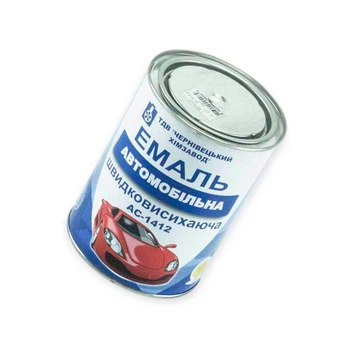 Емаль Чернівці А-1412 швидкосохнуча біла 0,9кг Хімзавод