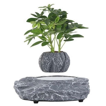 Магнітний левітаційний горщик для рослин HCNT Magnetic Levitating Pot M5B-P Grey