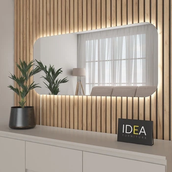 Дзеркало з підсвіткою овальне IDEA В-29, 111x50