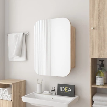Дзеркало для ванної IDEA М-30, 70х50 Дуб Сонома