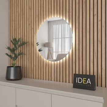 Дзеркало з підсвіткою кругле IDEA В-27,55x55