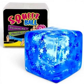 Сніжинки CUBE 5,5 см 12 шт в блоці для декору новорічних свят прикраси для ялинки