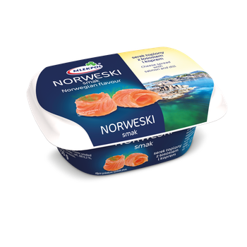 Плавленый сыр Mlekpol Norweski с лососем и кропом 150 г