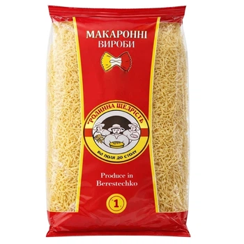 Макарони Родинна Щедрість павутинка 0,9 кг