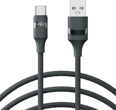 Кабель Make USB to Type-C 3A 1 м Braid Black (MCB-CB1BK)