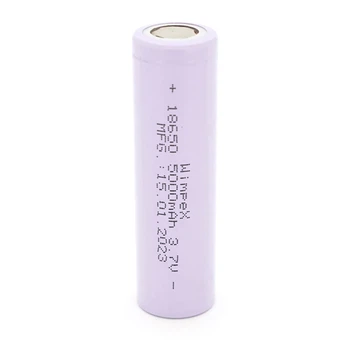 Аккумулятор WMP-5000 18650 Li-Ion Flat Top, 2000mAh, 3.7V, Red