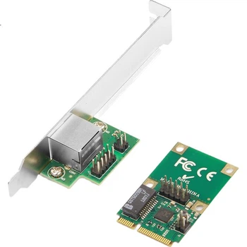 Сетевая карта MOGE Mini PCIe Ethernet, гигабитная, чип RTL, однопортовая, для настольных компьютеров, RJ45, модель MC4246