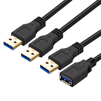 Кабель USB 3.0 Male to Female (подовжувач) 1м Stone ST-USB302FM-1M