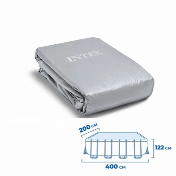 Чаша для прямоугольного каркасного бассейна Intex 26790 Размером 400х200х122 см