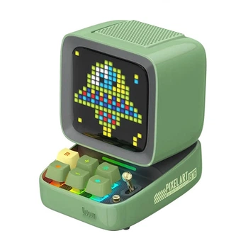Портативная беспроводная колонка Divoom Ditoo PRO (AUX, Bluetooth, Pixel art, Green)