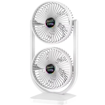 Настольный вентилятор S30 Dual-Fan 3000mAh White Epik (2000003505333)