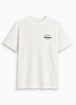 Футболка из хлопка оверсайз Jack & Jones 12297449c69 L белая (100015001)