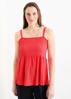 Блуза на бретелях C&A 22271891c28 XL червона (100014577)