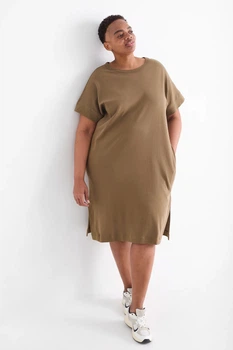 Сукня з бавовни C&A 2241397c67 XXL хакі (100013391)