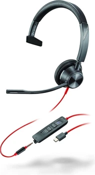 Навушники HP Poly Blackwire C3315 Mono USB-C/A and 3.5 mm (8X217AA)