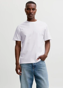 Футболка из хлопка Jack & Jones 12290426c69 M белая (100014964)