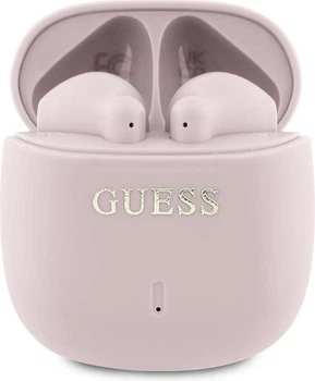 Навушники Guess Printed Classic Logo Bluetooth 5.3 Wireless + Doc Station Pink (3666339294809)