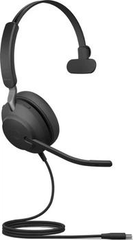 Навушники Jabra Evolve2 40 SE Mono MS USB-С\USB-A Black (JABV240SMM)