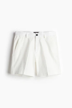 Шорты из хлопка H&M 1127680013c68 W34 белые (100014436)