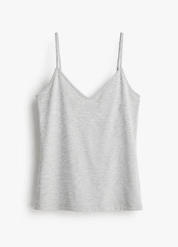 Майка з бавовни H&M 1080623007c67 XS сіра (100013668)