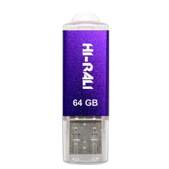 Флеш-накопичувач USB 2.0 Hi-Rali Rocket 64GB (HI-64GBVCVI) корпус метал
