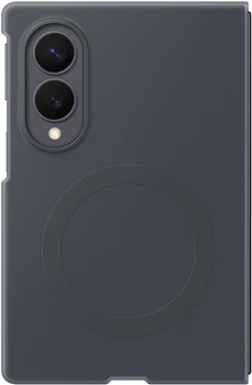 Etui plecki Samsung Silicone Magnet Cover MagSafe do Samsung Galaxy Z Fold 8 + 2 szt. Folii Antyrefleksyjnej Graphite (8806099229320)