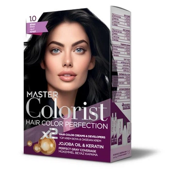 Краска для волос Master Colorist 1.0 Черный 2x50 мл+2x50 мл+10 мл