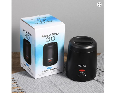 Профессиональный воскоплав Wax Pro 200 баночный нагреватель для воска и парафина Черный
