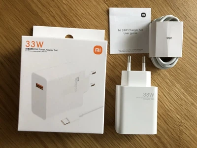 Турбо Зарядное Устройство для Xiaomi Mi Turbo Power 33W + Кабель Type C