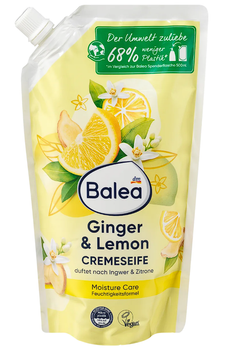Рідке кремове мило для рук імбир та лимон Balea Ginger & Lemon, запаска 500 мл