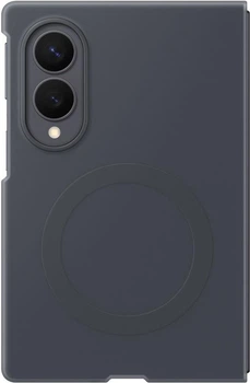 Etui plecki Samsung Silicone Magnet Cover MagSafe do Samsung Galaxy Z Fold 8 Ultra + 2 szt. Folii Antyrefleksyjnej Graphite (8806099229825)