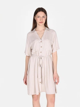 Платье-рубашка миди летнее женское Colin's CL1073826BEI M Beige (8684112629735)